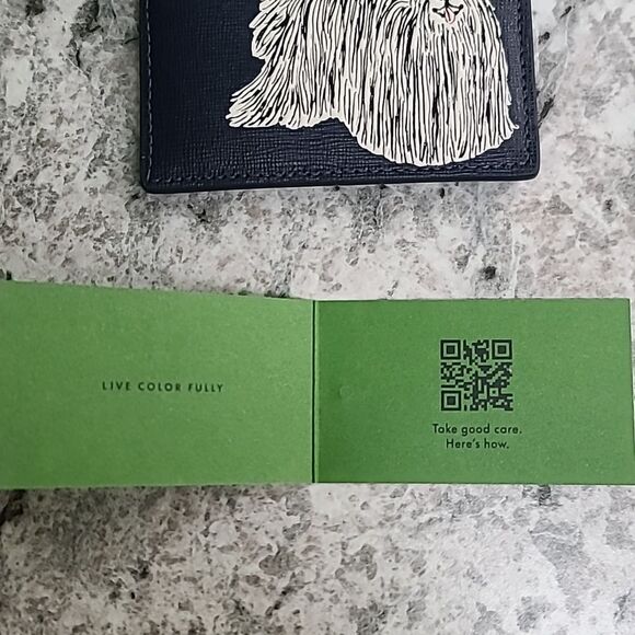 kate spade Shaggy Embossed Cardholder - Picture 10 of 11